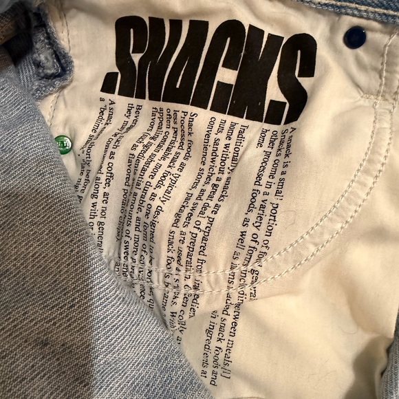 MOTHER Denim Jeans with Multicolor Rivet Accents - Light Blue - Picture 8 of 9